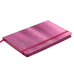  
Бизнес-тетради, блокноты: Блокнот деловой INGOT 125x195мм, 80л., клетка, обложка искусственная кожа, розовый
