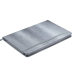  
Бизнес-тетради, блокноты: Блокнот деловой INGOT 125x195мм, 80л., клетка, обложка искусственная кожа, серебряный