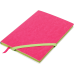  
Бизнес-тетради, блокноты: Блокнот деловой LOLLIPOP А5, 96л., линия, обложка искусственная кожа, розовый