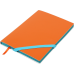  
Бизнес-тетради, блокноты: Блокнот деловой LOLLIPOP А5, 96л., линия, обложка искусственная кожа, оранжевый