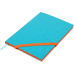 
Бизнес-тетради, блокноты: Блокнот деловой LOLLIPOP А5, 96л., линия, обложка искусственная кожа, голубой