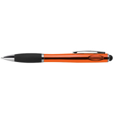 Металлическая ручка с подсветкой логотипа