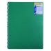  
Бизнес-тетради, блокноты: /Книжка записн. на пруж. CLASSIC А6, 80л., кл., 60г/м2, зеленый, пластик. обл