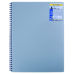  
Бизнес-тетради, блокноты: /Книжка записн. на пруж. CLASSIC А6, 80л., кл., 60г/м2, серый, пластик. обл