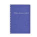  
Бизнес-тетради, блокноты: /Книжка записн. на пруж. Barocco А6, 80л., кл., фиолетовый, пластик. обл