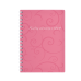  
Бизнес-тетради, блокноты: /Книжка записн. на пруж. Barocco А6, 80л., кл., розовый, пластик. обл