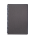  
Бизнес-тетради, блокноты: /Книжка записн. на пруж. "RAIN" А6, 80л.,кл., пластик.обл., черный