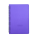  
Бизнес-тетради, блокноты: /Книжка записн. на пруж. "RAIN" А6, 80л.,кл., пластик.обл., фиолетовый