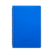  
Бизнес-тетради, блокноты: /Книжка записн. на пруж. "RAIN" А5, 80л.,кл., пластик.обл., синий