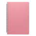  
Бизнес-тетради, блокноты: /Книжка записн. на пруж. "FRESH" А5, 60л.,чистый, пластик.обл., св.розовый